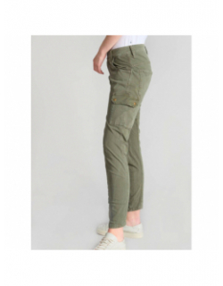 Pantalon cargo rivera kaki femme - LeTemps Des Cerises