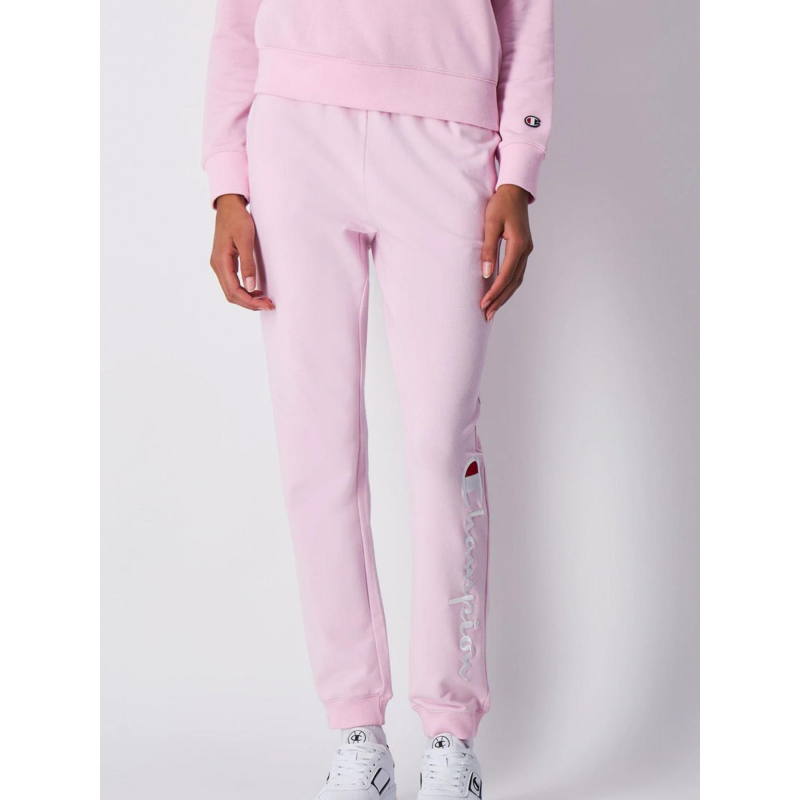 Jogging rib cuff rose femme - Champion