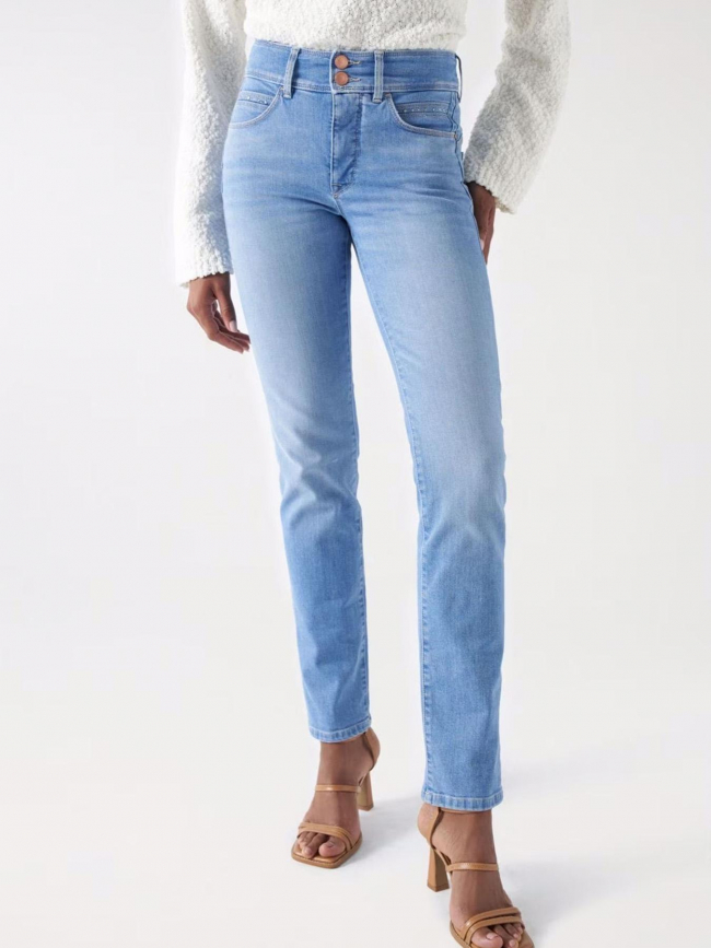 Jean slim secret bleu clair femme - Salsa