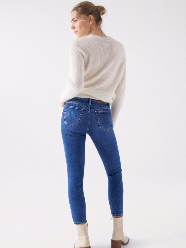 Jean slim crop destiny bleu femme - Salsa