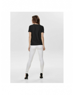 T-shirt ajouré cathinka noir femme - Jacqueline De Yong