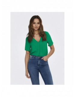 Blouse manches 3/4 dyvia vert femme - Jacqueline De Yong