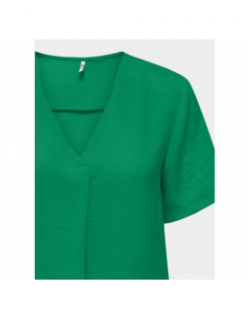 Blouse manches 3/4 dyvia vert femme - Jacqueline De Yong