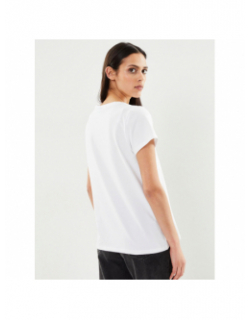 T-shirt col v merima blanc femme - Pieces