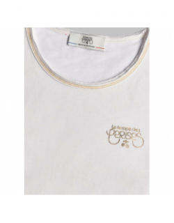 T-shirt tragi blanc enfant - Le Temps Des Cerises