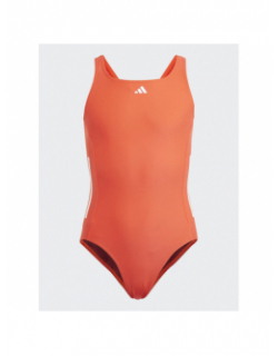 Maillot de bain cut logo rouge fille - Adidas