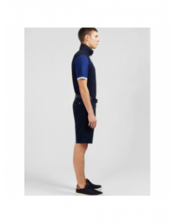 Short bermuda uni bleu marine homme - Eden Park