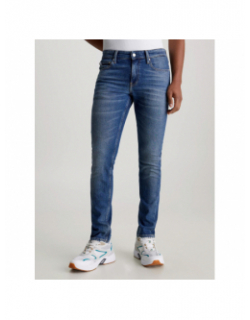 Jean slim délavé medium bleu homme - Calvin Klein Jeans