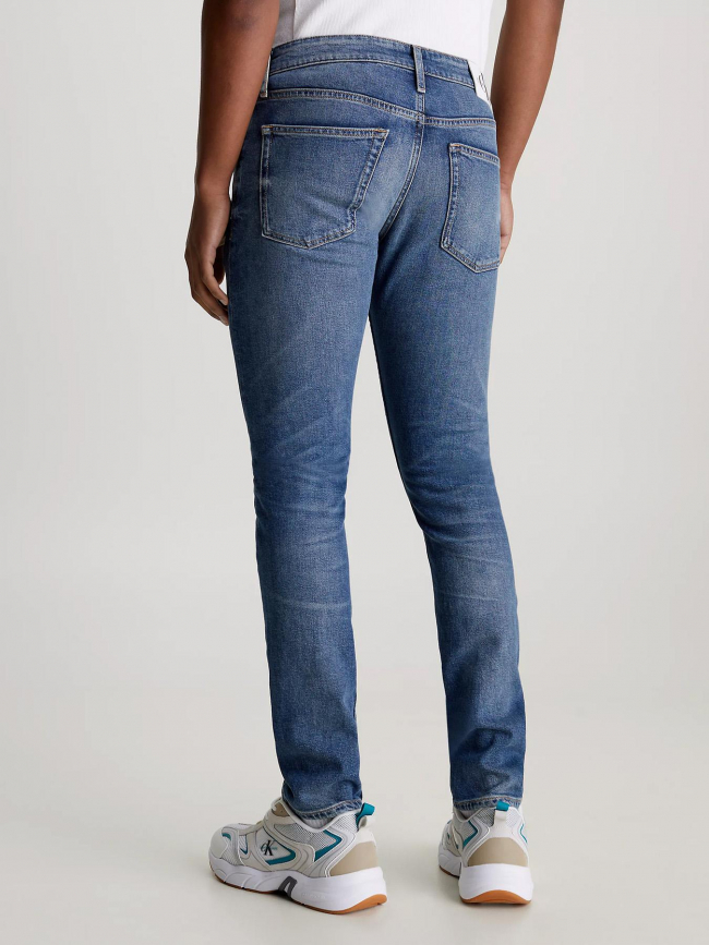 Jean slim délavé medium bleu homme - Calvin Klein Jeans