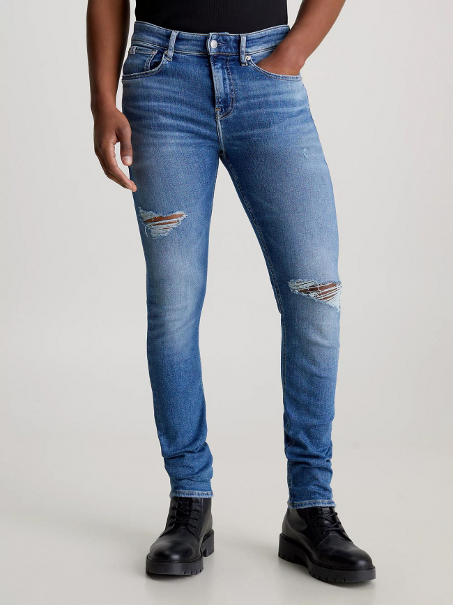 Jean skinny medium denim bleu homme - Calvin Klein Jeans