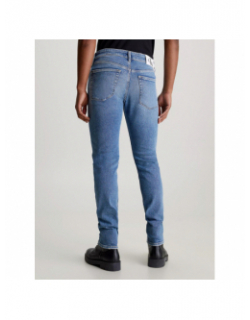 Jean slim taper délavé bleu clair homme - Calvin Klein Jeans