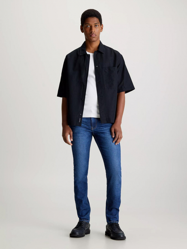 Jean slim taper bleu foncé homme - Calvin Klein Jeans