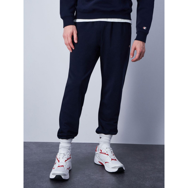 Jogging uni rib cuff bleu marine homme - Champion