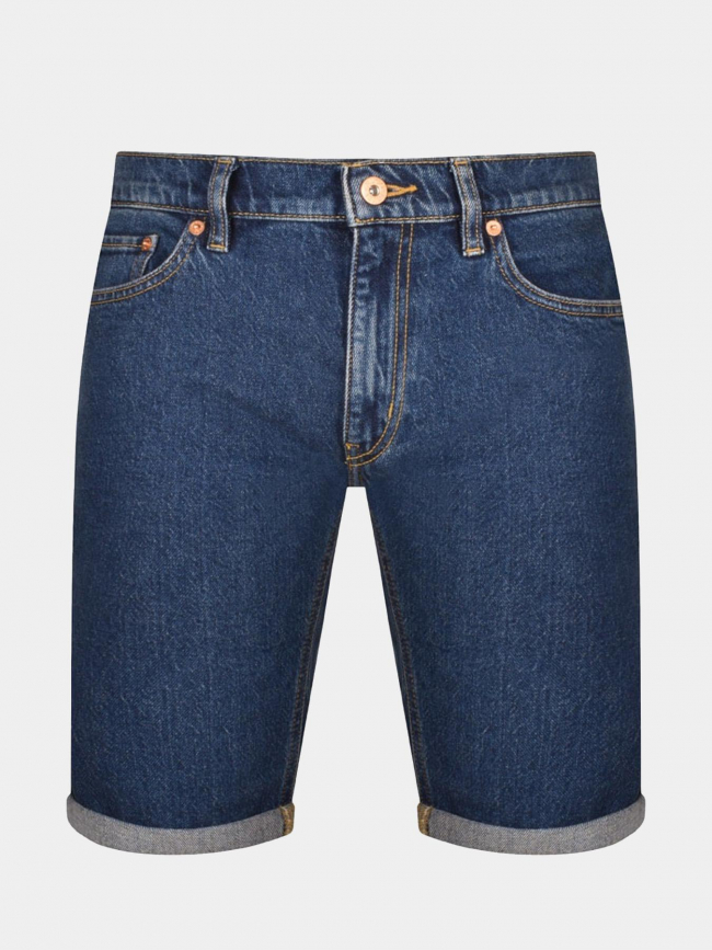 Short en jean slim ash bleu homme - Hugo