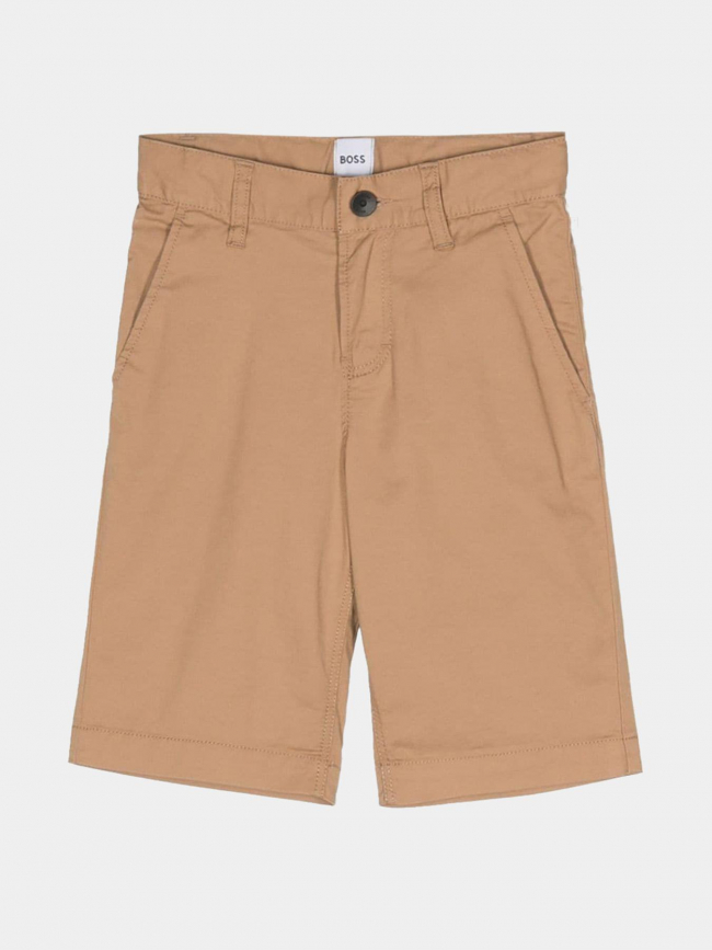 Short chino cookie marron garçon - Boss