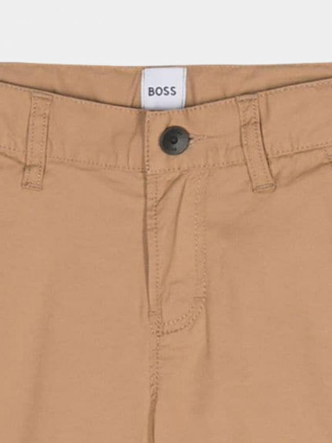 Short chino cookie marron garçon - Boss