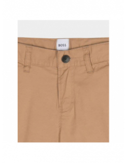 Short chino cookie marron garçon - Boss