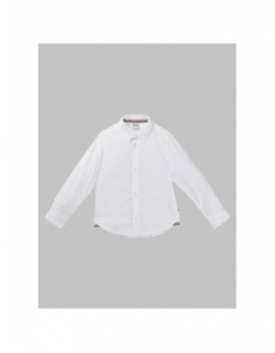 Chemise manches longues blanc enfant - Boss