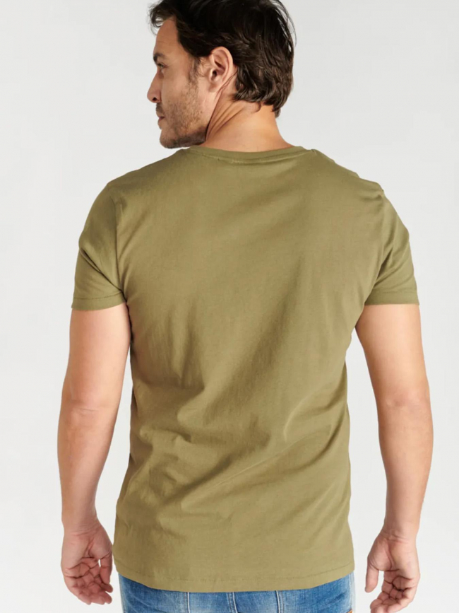 T-shirt gribs kaki homme - Le Temps Des Cerises