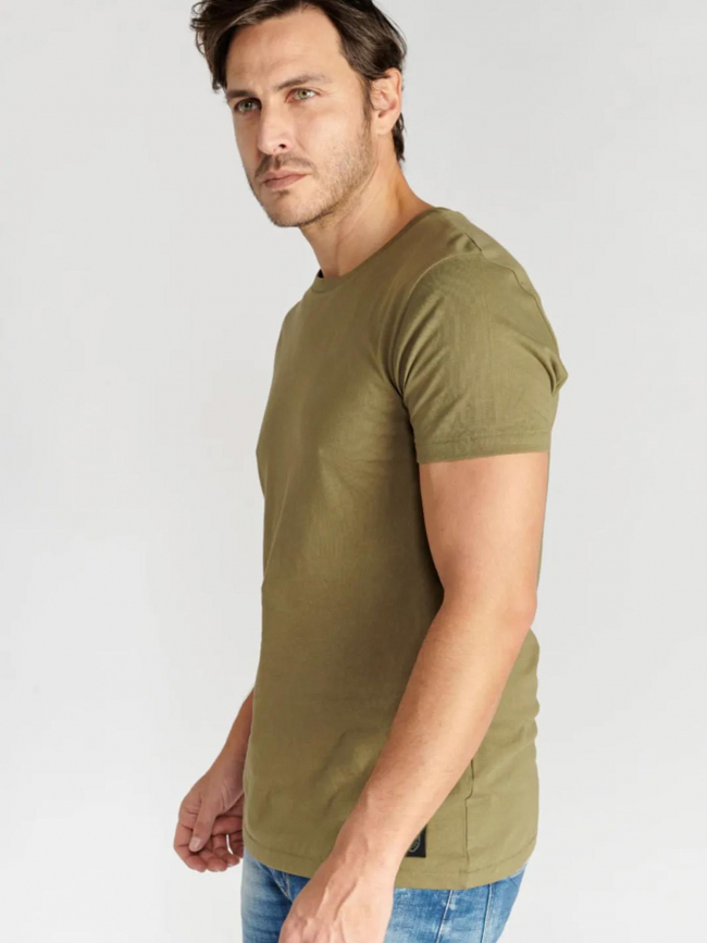 T-shirt gribs kaki homme - Le Temps Des Cerises