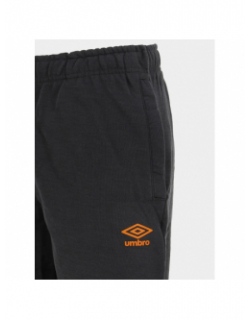 Short jogging logo gris orange homme - Umbro