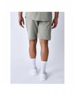 Short multi-poches logo brodé kaki homme - Project X Paris