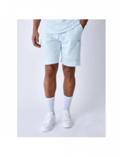 Short multi-poches logo brodé bleu ciel homme - Project X Paris