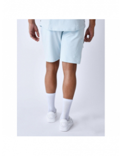 Short multi-poches logo brodé bleu ciel homme - Project X Paris