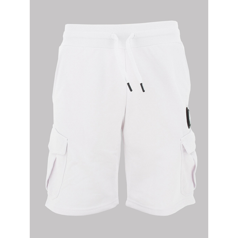 Short jogging cargo ajaccio blanc homme - Helvetica