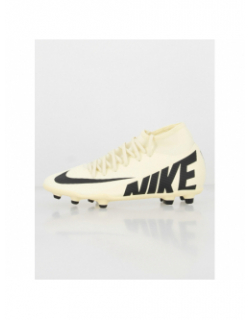 Chaussures de football superfly 9 club fg/mg beige homme - Nike