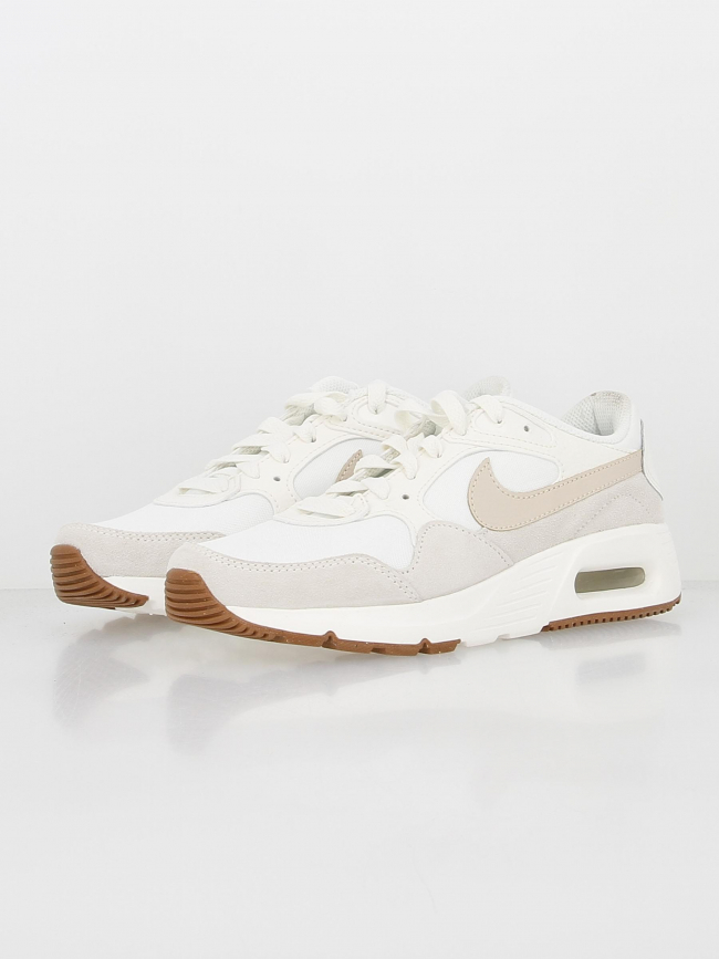 Air max baskets sc blanc beige femme - Nike