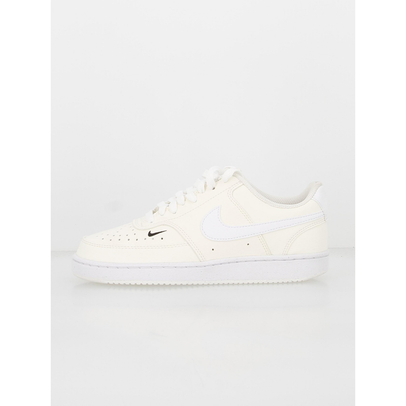 Baskets court vision beige blanc femme - Nike