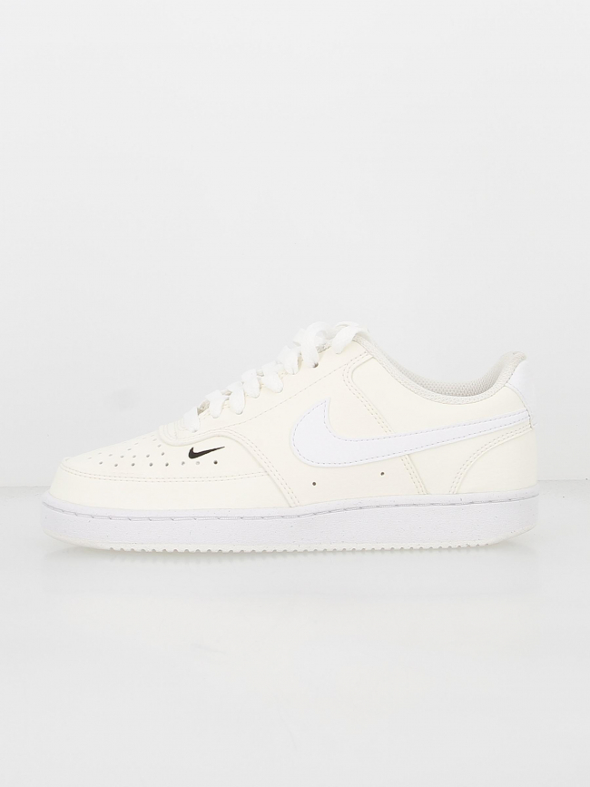 Baskets court vision beige blanc femme - Nike