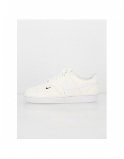 Baskets court vision beige blanc femme - Nike