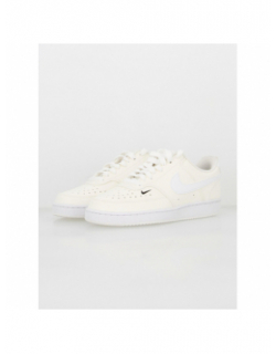 Baskets court vision beige blanc femme - Nike