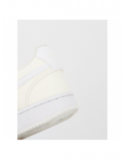 Baskets court vision beige blanc femme - Nike