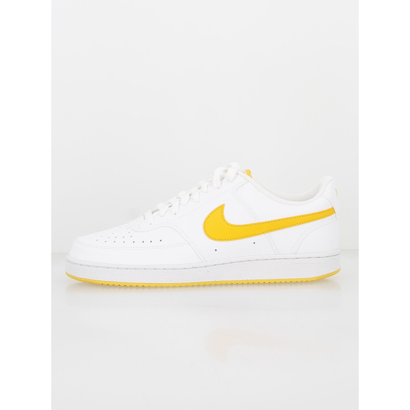 Baskets court vision blanc jaune homme - Nike