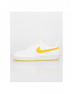 Baskets court vision blanc jaune homme - Nike