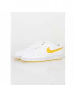 Baskets court vision blanc jaune homme - Nike