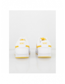 Baskets court vision blanc jaune homme - Nike