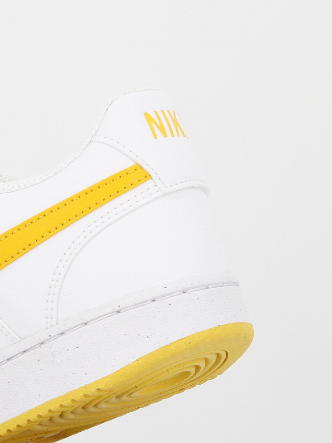 Baskets court vision blanc jaune homme - Nike