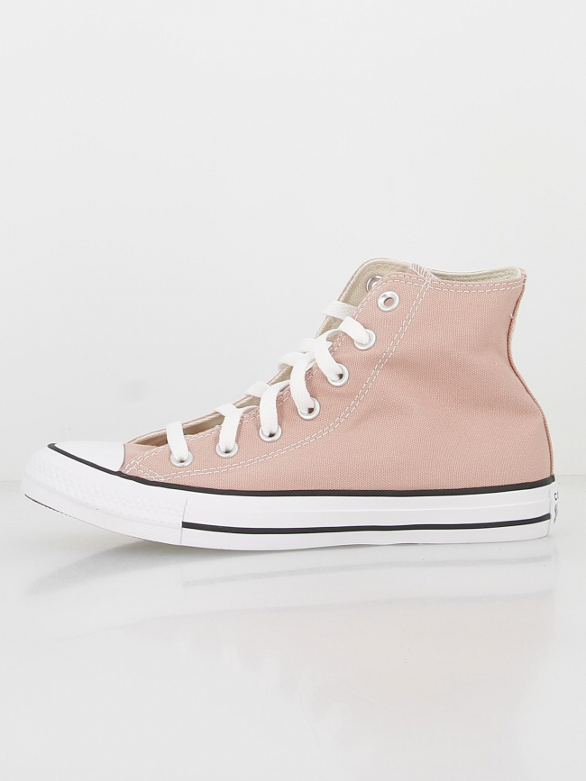 Converse montante chuck taylor all star toile rose