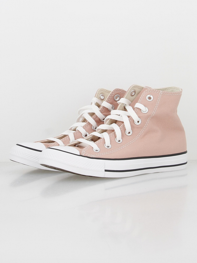 Converse montante chuck taylor all star toile rose