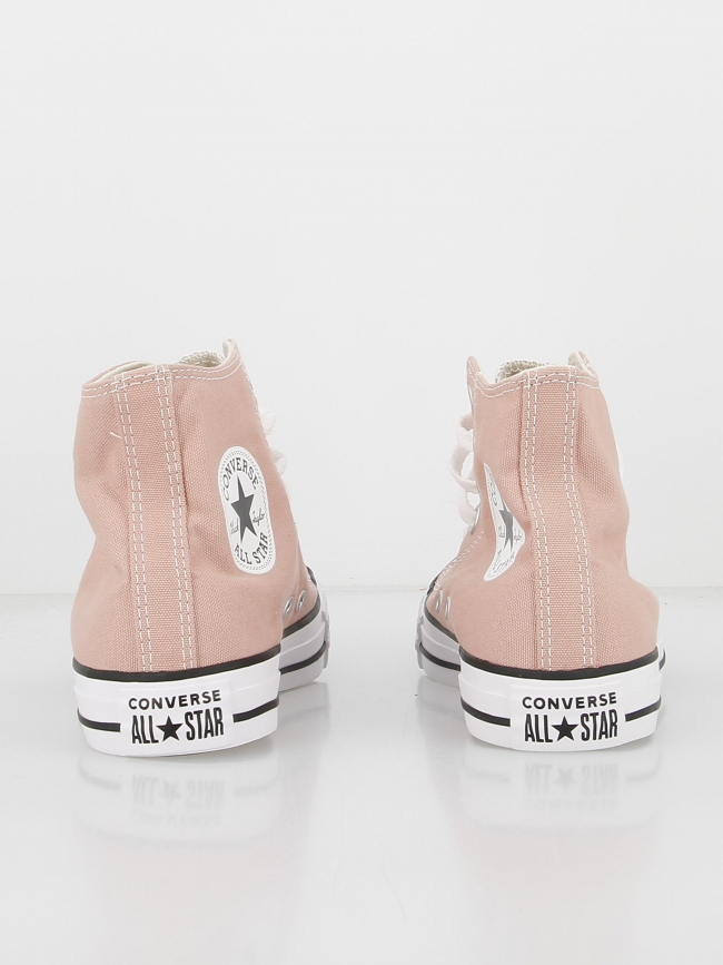 Converse montante chuck taylor all star toile rose