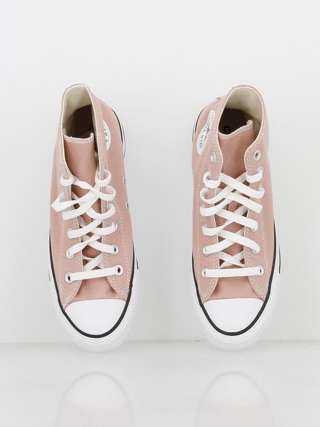 Converse montante chuck taylor all star toile rose