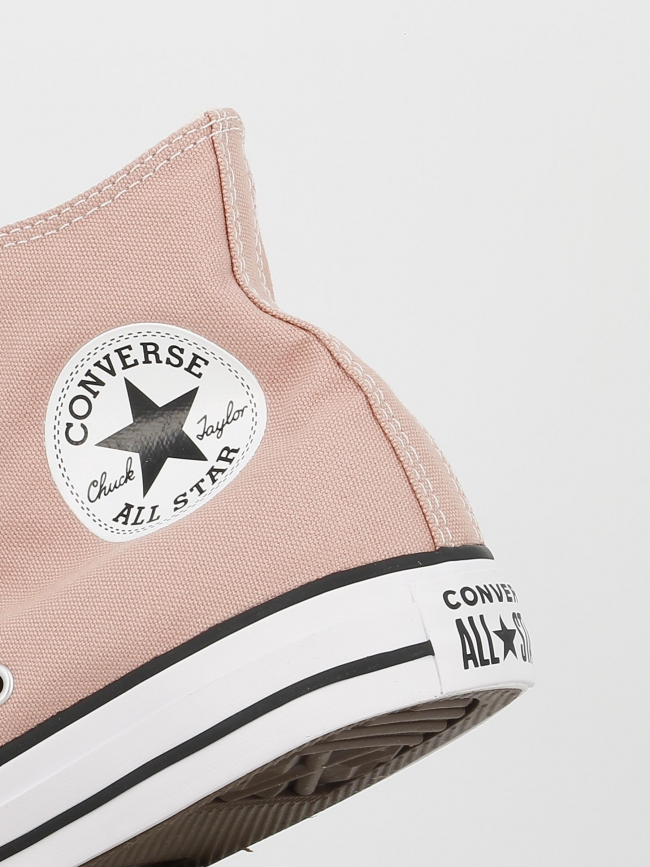 Converse montante chuck taylor all star toile rose