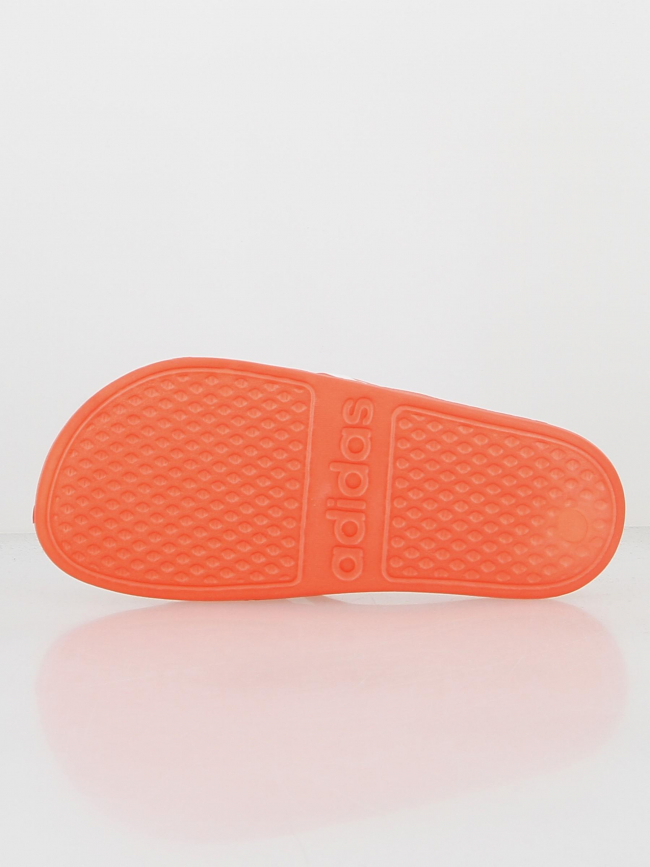 Claquettes adilette aqua orange fluo - Adidas