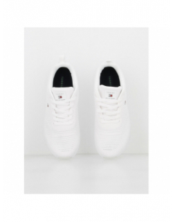 Baskets en tissu corporate blanc homme - Tommy Hilfiger