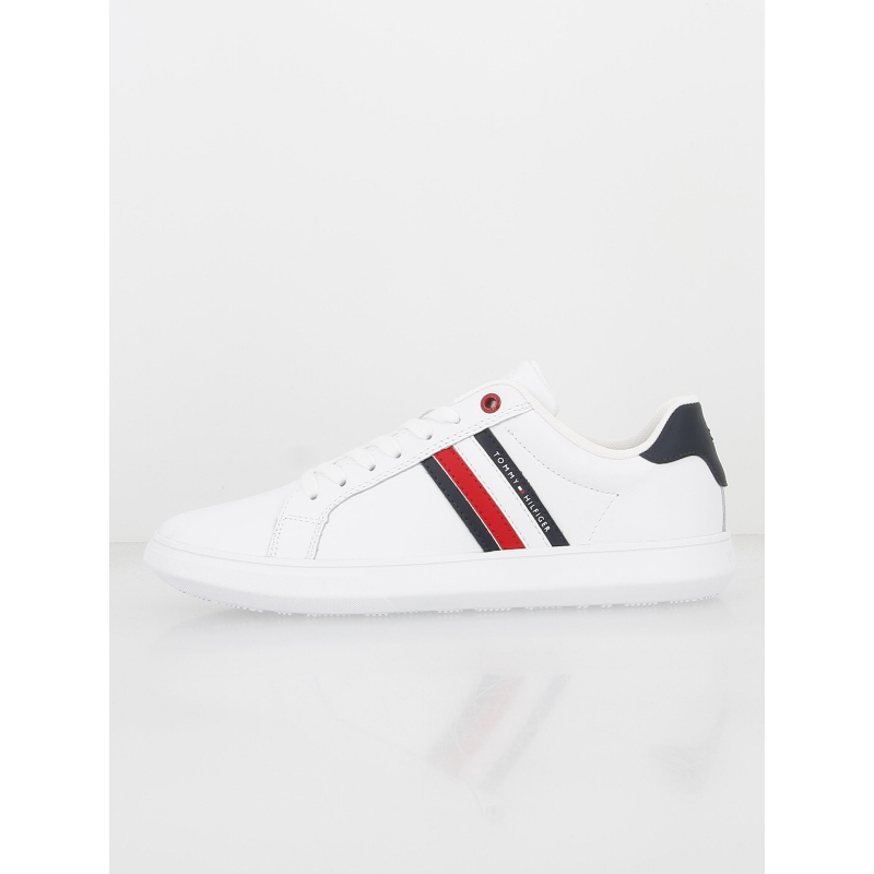 Baskets en cuir cupsole blanc homme - Tommy Hilfiger