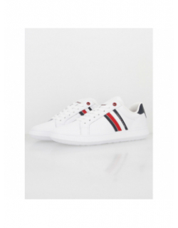 Baskets en cuir cupsole blanc homme - Tommy Hilfiger